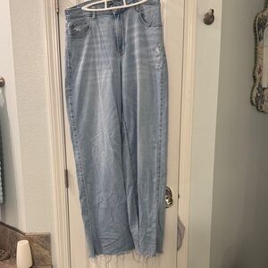 American Eagle Outfitters Light Blue Flare Jeans